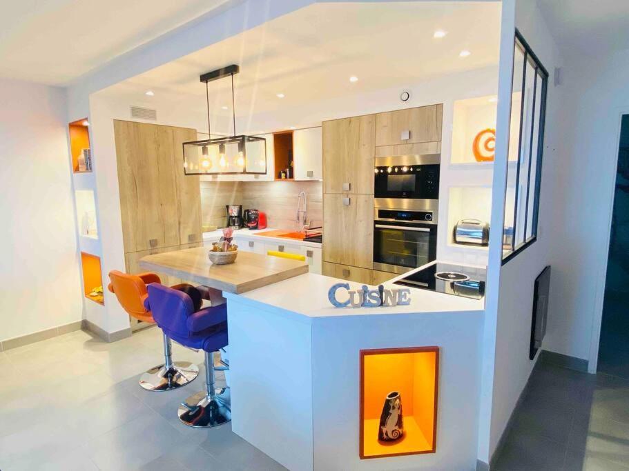 Luxueux T3 Piscine Et Vue Somptueuse Appartement Sète Buitenkant foto