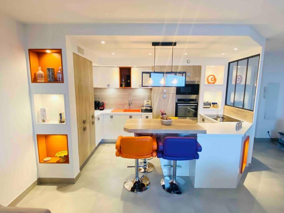 Luxueux T3 Piscine Et Vue Somptueuse Appartement Sète Buitenkant foto