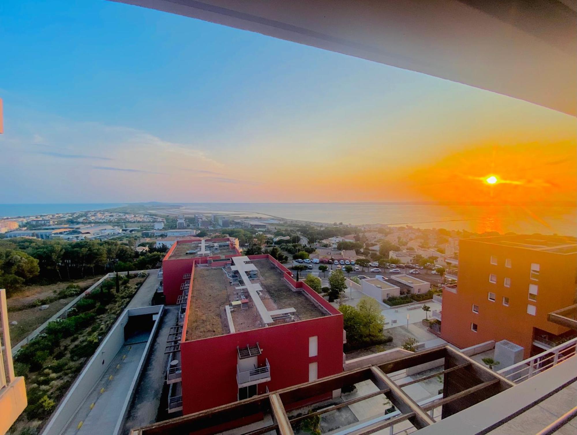 Luxueux T3 Piscine Et Vue Somptueuse Appartement Sète Buitenkant foto